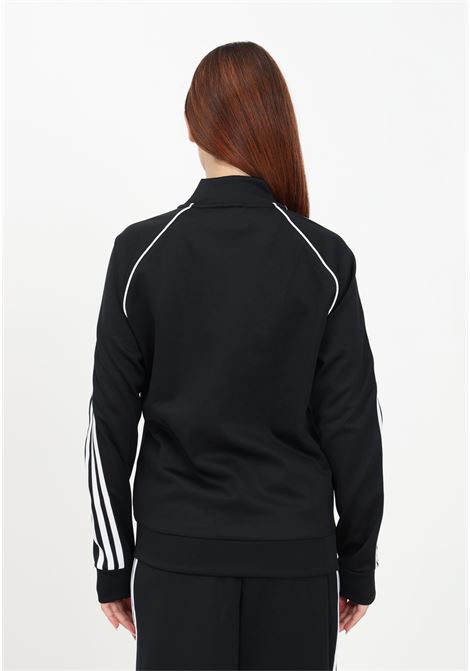 Black zip-up sweatshirt for women ADIDAS ORIGINALS | IK4034.